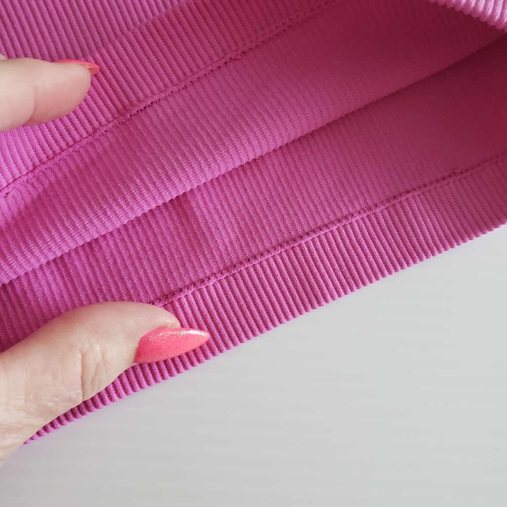 Altar'd State Pink Ribbed Tank Top - Picture 2 of 4